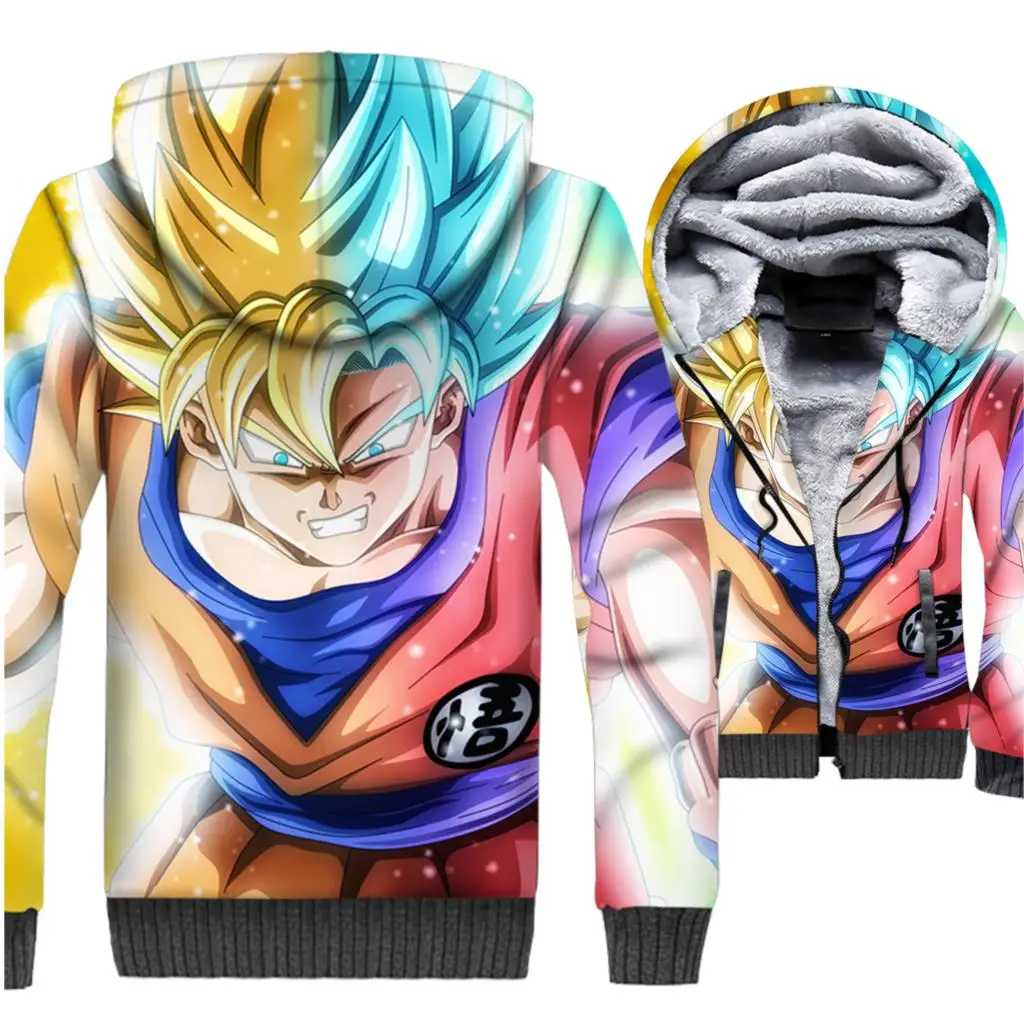 Dragon Ball Super Saiyan Hoodie Men Japan Anime Hooded Sweatshirt Harajuku Coat Winter Thick Fleece Warm Vegeta 3D Print Jacket
Dragon Ball Super Saiyan Hoodie Men Japan Anime Hooded Sweatshirt Harajuku Coat Winter Thick Fleece Warm Vegeta 3D Print Jacket