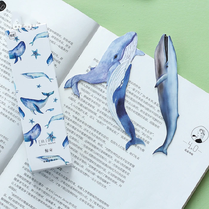 30PCS New Creative Cute Vivid Giant Whale Fish Paper Bookmark Stationery Bookmarks Book Holder Message Card School Supplies
30PCS New Creative Cute Vivid Giant Whale Fish Paper Bookmark Stationery Bookmarks Book Holder Message Card School Supplies
