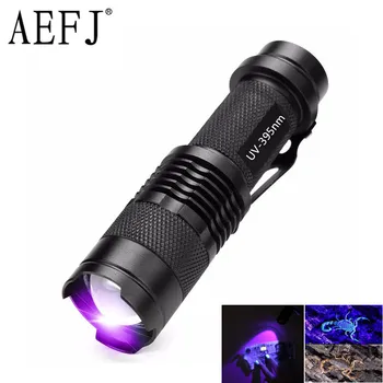 Mini UV Black Light UV Flashlight Ultra Violet Light With Zoom Function Pet Urine Stains Detector Scorpion Use AA/14500 battery
Mini UV Black Light UV Flashlight Ultra Violet Light With Zoom Function Pet Urine Stains Detector Scorpion Use AA/14500 battery