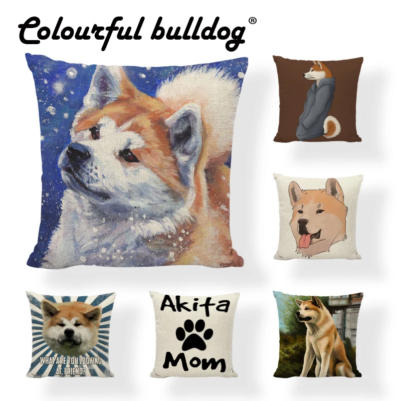Lovely Dog Akita Cushion Covers Cartoon Cute Animal Print Cotton Linen Throw Pillow Case Home Decorative Living Room Pillowcases
Lovely Dog Akita Cushion Covers Cartoon Cute Animal Print Cotton Linen Throw Pillow Case Home Decorative Living Room Pillowcases