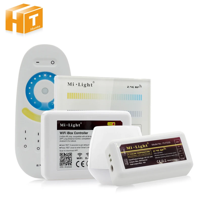LED Strip Remote Controller Color Temperature Adjustable & Brightness Dimmer DC12-24V for Dual White LED Strip
LED Strip Remote Controller Color Temperature Adjustable & Brightness Dimmer DC12-24V for Dual White LED Strip