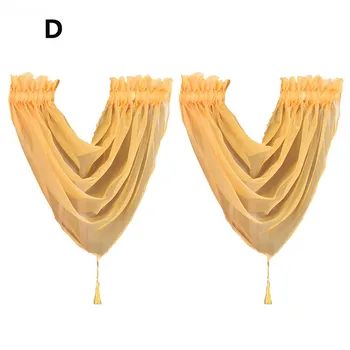 2PCS Voile Curtain Swags Pelmet Valance Net Curtains Voile Swag Drape Panel Sheer Tulle For Living Room Modern Window Treatments
2PCS Voile Curtain Swags Pelmet Valance Net Curtains Voile Swag Drape Panel Sheer Tulle For Living Room Modern Window Treatments