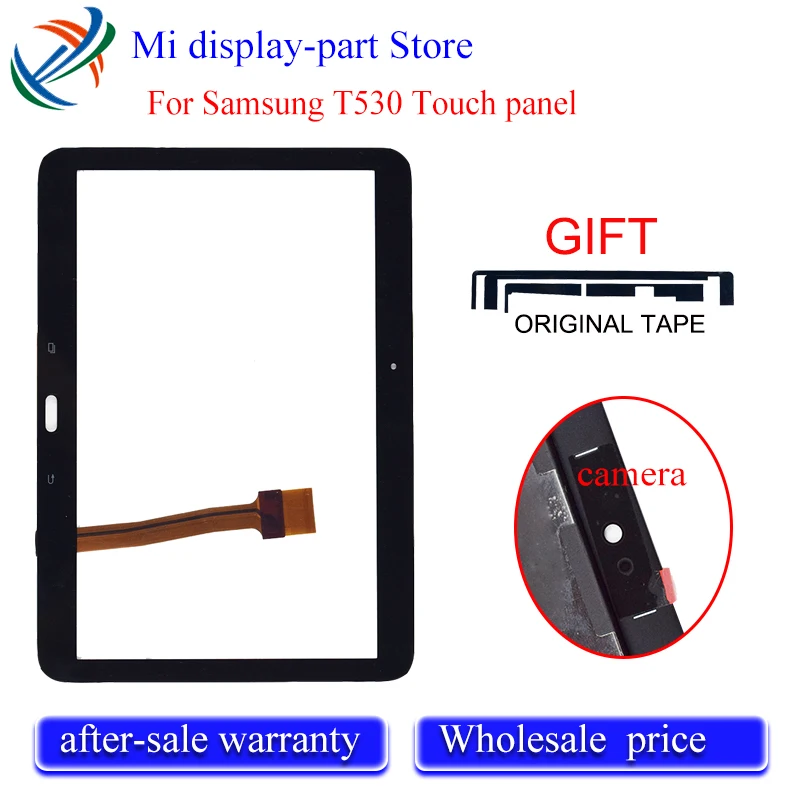 New 10.1" inch For Samsung GALAXY Tab 4 T530 T531 T535 SM-T530 Touch Screen Digitizer Glass Sensor Panel Tablet PC Replacement
New 10.1" inch For Samsung GALAXY Tab 4 T530 T531 T535 SM-T530 Touch Screen Digitizer Glass Sensor Panel Tablet PC Replacement