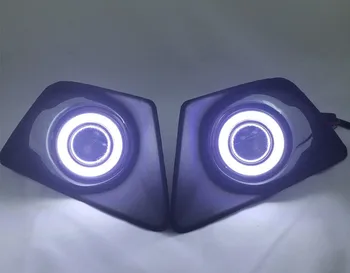 eOsuns COB angel eye led daytime running light DRL + halogen Fog Light + Projector Lens for ford EcoSport 2013-14
eOsuns COB angel eye led daytime running light DRL + halogen Fog Light + Projector Lens for ford EcoSport 2013-14