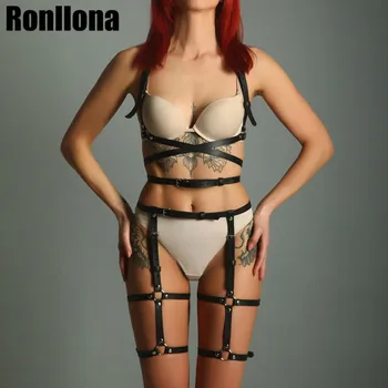 Sexy 2 PCS Leather Harness Set Garter Belts Women Bra Suspenders Garter Straps Body Belts Waist To Leg Bondage Cage Suspenders
Sexy 2 PCS Leather Harness Set Garter Belts Women Bra Suspenders Garter Straps Body Belts Waist To Leg Bondage Cage Suspenders