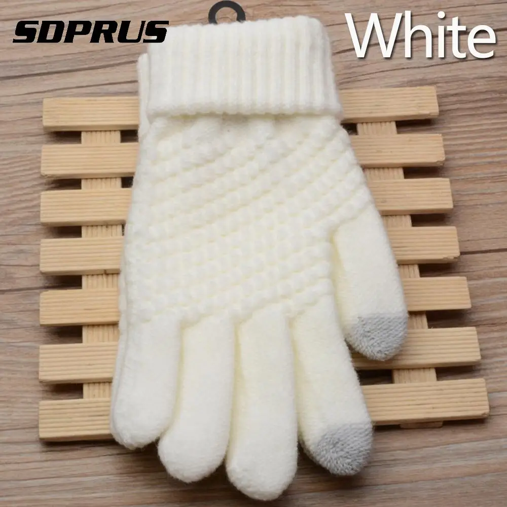 1 pairs Women Fashion Cashmere Gloves Touch Screen Full Finger Gloves Warm Windproof Mittens soft and comfortable
1 pairs Women Fashion Cashmere Gloves Touch Screen Full Finger Gloves Warm Windproof Mittens soft and comfortable
