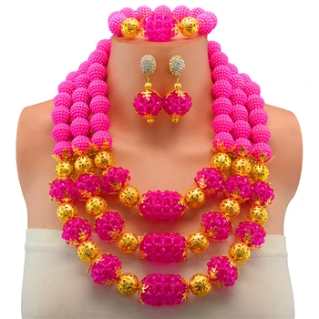 2017 Chunky New Latest Fashion Crystal Beads Jewelry Set Costume Nigerian Wedding Indian African Bridal Jewelry Sets Wholesale
2017 Chunky New Latest Fashion Crystal Beads Jewelry Set Costume Nigerian Wedding Indian African Bridal Jewelry Sets Wholesale