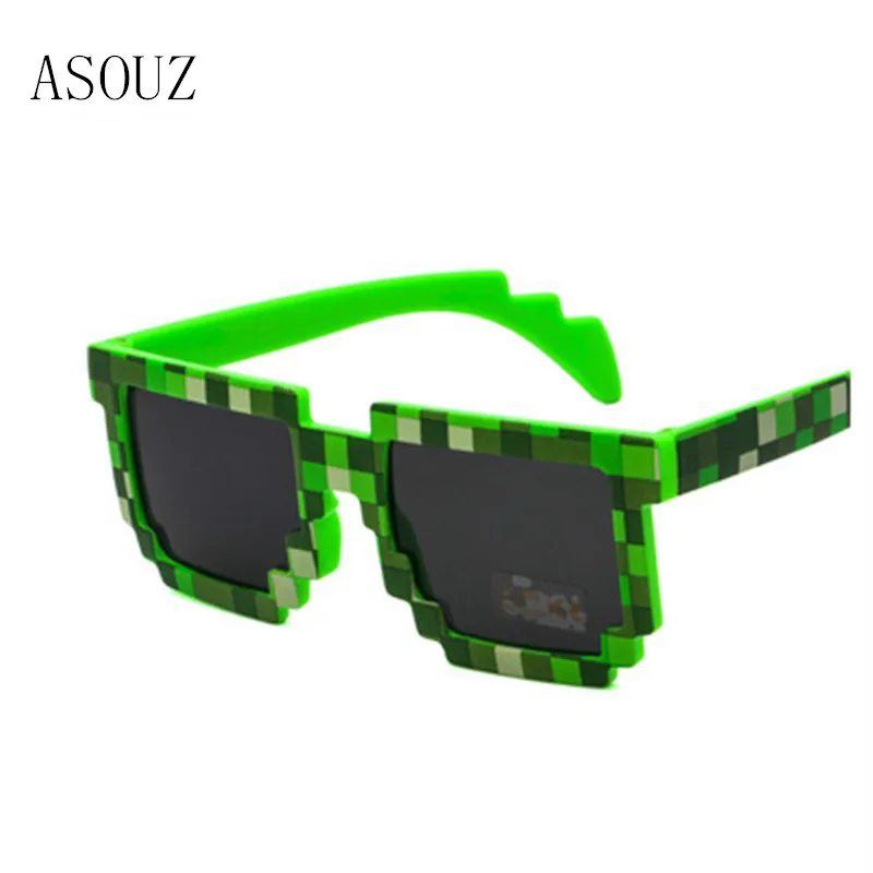 Новые квадратные солнцезащитные очки ASOUZ UV400 для мужчин и женщин модные мозаичные