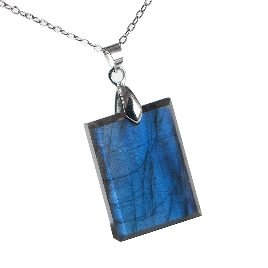 Genuine Natural Labradorite Blue Light Gems Rectangle Shape Stone Charm Lady Pendant 24*18*6mm
Genuine Natural Labradorite Blue Light Gems Rectangle Shape Stone Charm Lady Pendant 24*18*6mm