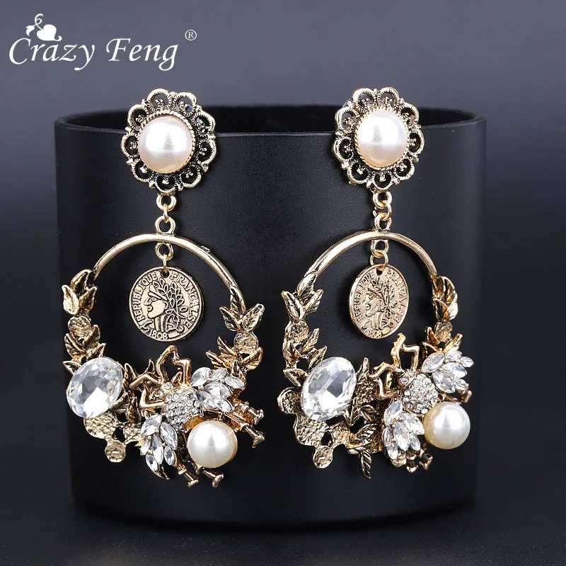Crazy Feng Vintage Drop Earrings for Women Ladies 2019 Ethnic Antique Gold Tribal Coin Hanging Pendientes Statement Earrings
Crazy Feng Vintage Drop Earrings for Women Ladies 2019 Ethnic Antique Gold Tribal Coin Hanging Pendientes Statement Earrings