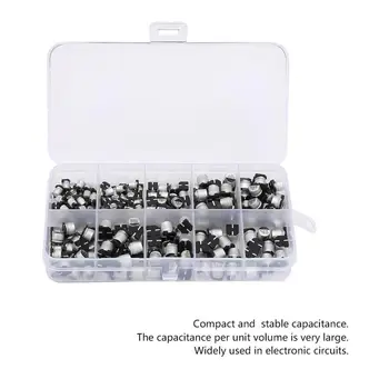 Power Led Warm White 200PCS SMD Assorted Electrolytic Capacitor Kit 10Values 10V ~ 50V 1uF ~ 470uF With Storage Box High Power
Power Led Warm White 200PCS SMD Assorted Electrolytic Capacitor Kit 10Values 10V ~ 50V 1uF ~ 470uF With Storage Box High Power