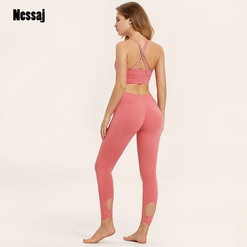 Nessaj Women Solid Color Tracksuit 2 Piece Sexy Set For Female Fashion Long Trousers+Sexy Bra Running Fitness Outfits Sportswear
Nessaj Women Solid Color Tracksuit 2 Piece Sexy Set For Female Fashion Long Trousers+Sexy Bra Running Fitness Outfits Sportswear