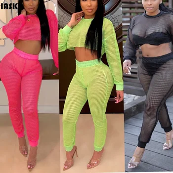 IASKY 2PCS/SET Hollow Out Bikini cover ups sexy women long sleeve Tops+pants swimsuit bathing suit swimwear cover up
IASKY 2PCS/SET Hollow Out Bikini cover ups sexy women long sleeve Tops+pants swimsuit bathing suit swimwear cover up
