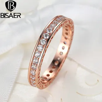 BISAER Wedding Rose Gold Color Women Rings with Cubic Zircon Finger Rings Dubai Bridal Wedding Engagement Ring Jewelry WEU7215
BISAER Wedding Rose Gold Color Women Rings with Cubic Zircon Finger Rings Dubai Bridal Wedding Engagement Ring Jewelry WEU7215