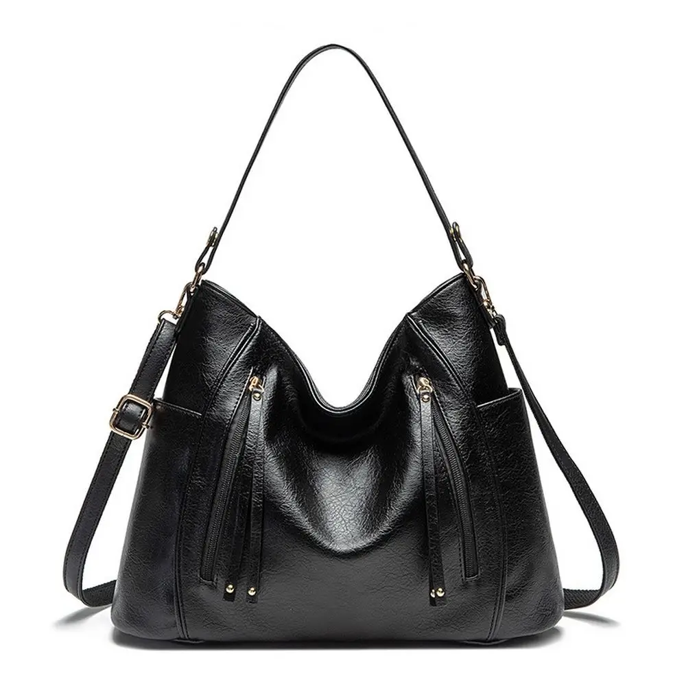 Lady's Multifunction Soft PU Leather Street Tote Bag Crossbody Bags for Women with Removable Strap
Lady's Multifunction Soft PU Leather Street Tote Bag Crossbody Bags for Women with Removable Strap