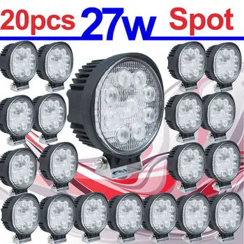 Tkeapl THTMH 20X waterproof round 4" inch 12V 24V 27W LED work Spot beam 6000K Lamp Light Truck Trailer OffRoad 4WD Boat Pencil
Tkeapl THTMH 20X waterproof round 4" inch 12V 24V 27W LED work Spot beam 6000K Lamp Light Truck Trailer OffRoad 4WD Boat Pencil