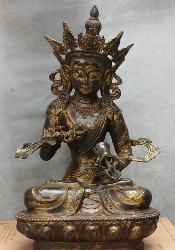 fast shipping USPS to USA S2236 27" Tibet Buddhism Bronze Seat Vajradhara Vajrabhairava Goddess Buddha Statue
fast shipping USPS to USA S2236 27" Tibet Buddhism Bronze Seat Vajradhara Vajrabhairava Goddess Buddha Statue