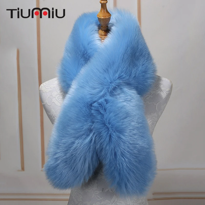 Neck Long Faux Fur Collar Scarfs Women Winter Fur Thick Fashion Warm Fake Fox Fur Shawl Female Scarves Imitation Fur Wraps 115cm
Neck Long Faux Fur Collar Scarfs Women Winter Fur Thick Fashion Warm Fake Fox Fur Shawl Female Scarves Imitation Fur Wraps 115cm