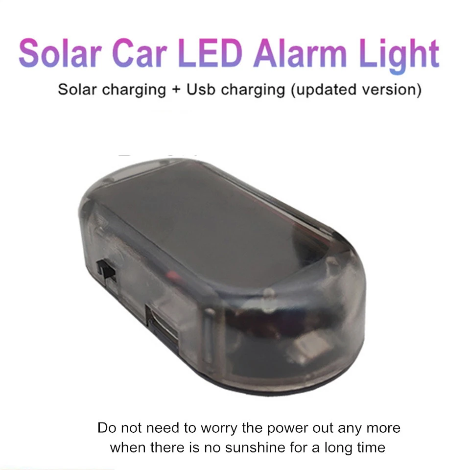 Newest Car Alarm LED Light Security System Warning Theft Flash Blinking Fake Solar Car Alarm LED Light Anti-Theft LED Light
Newest Car Alarm LED Light Security System Warning Theft Flash Blinking Fake Solar Car Alarm LED Light Anti-Theft LED Light