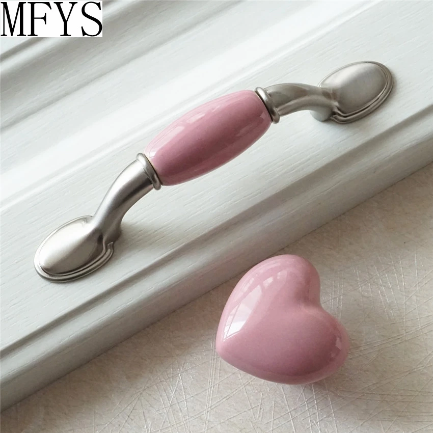 3" 3.75" Pink Heart Dresser /Drawer Pulls Handles Knobs Ceramic Cabinet Door Handle Knob Baby Kids Children Hardware 76 96 mm
3" 3.75" Pink Heart Dresser /Drawer Pulls Handles Knobs Ceramic Cabinet Door Handle Knob Baby Kids Children Hardware 76 96 mm