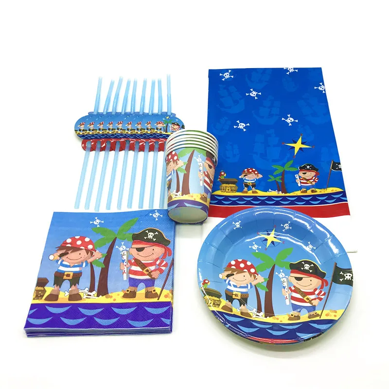 New Little Pirate Theme Cup Plate Tablecloth Festival Wedding Kid Boy Birthday Party Event Party Napkin Straw Supply 47Pcs/Lot
New Little Pirate Theme Cup Plate Tablecloth Festival Wedding Kid Boy Birthday Party Event Party Napkin Straw Supply 47Pcs/Lot