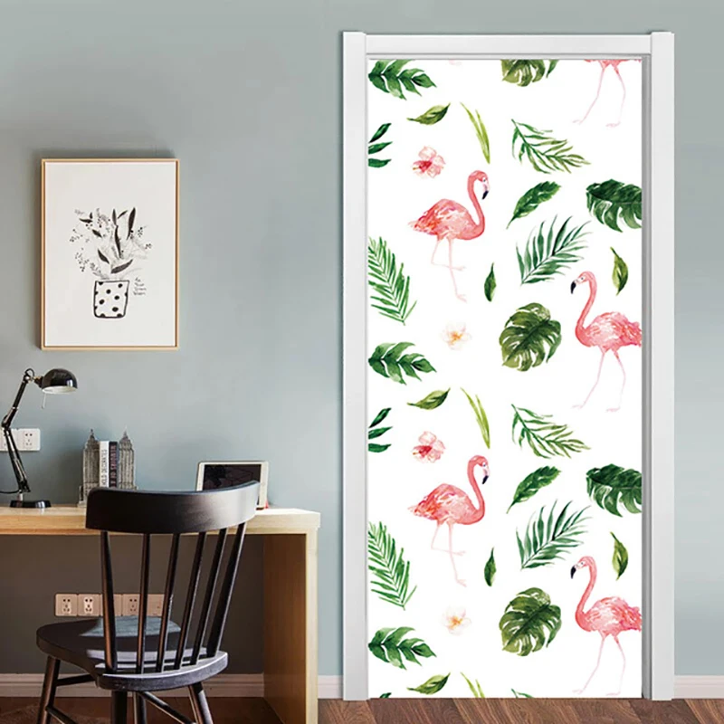 Canvas Print Artwork 3d Door Sticker Flamingos Plant Picture Self Adhesive Waterproof Environmental Protection Simple Home Decor
Canvas Print Artwork 3d Door Sticker Flamingos Plant Picture Self Adhesive Waterproof Environmental Protection Simple Home Decor
