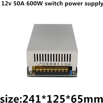 AC110v-220v DC 12v 50A 600W 12v led strip led Module point Light string ligh apparat enough power switch power supply
AC110v-220v DC 12v 50A 600W 12v led strip led Module point Light string ligh apparat enough power switch power supply