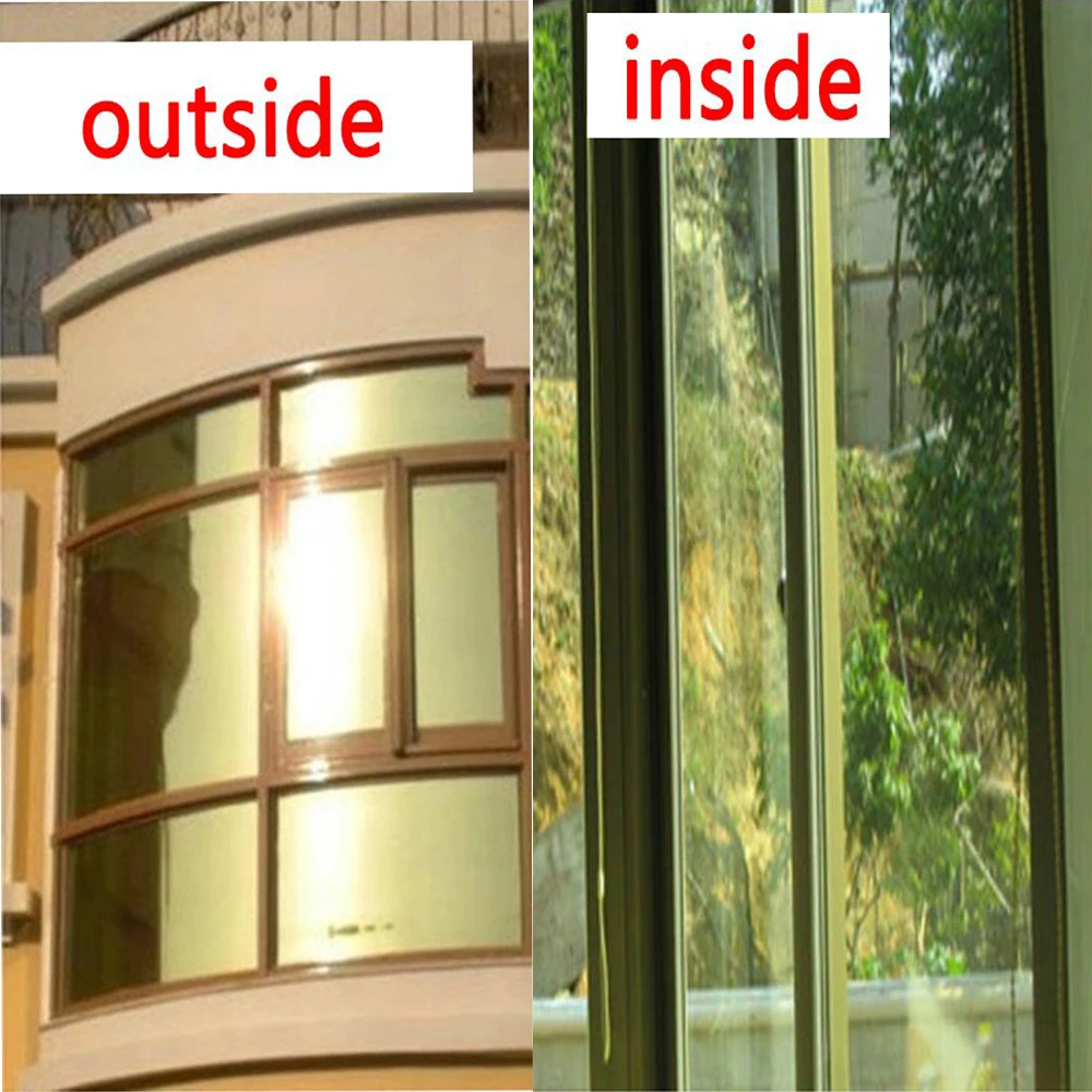 50*100cm One Way Gold Silver Solar Mirror Window Film Glass Sticker Privacy Self Adhesive Film Home Office Kitchen Decor Film
50*100cm One Way Gold Silver Solar Mirror Window Film Glass Sticker Privacy Self Adhesive Film Home Office Kitchen Decor Film