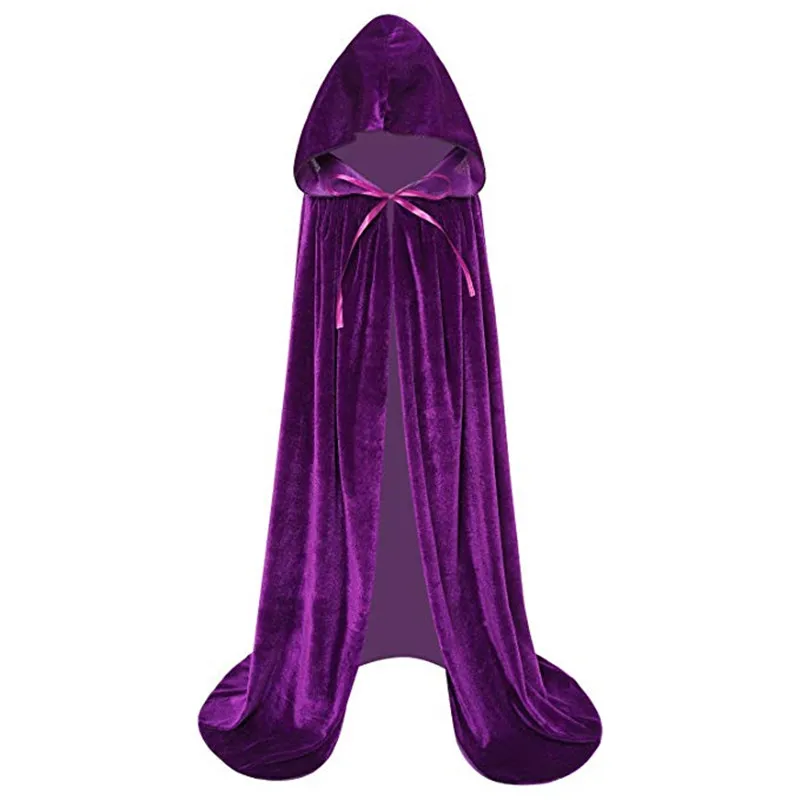 Coldker Halloween Costume Unisex Cosplay Death Cape Long Hooded Cloak Wizard Witch Medieval S-xl Black White Red Coffee Blue 20 Coldker Halloween Costume Unisex Cosplay Death Cape Long Hooded Cloak Wizard Witch Medieval S-xl Black White Red Coffee Blue -Zentai shop online