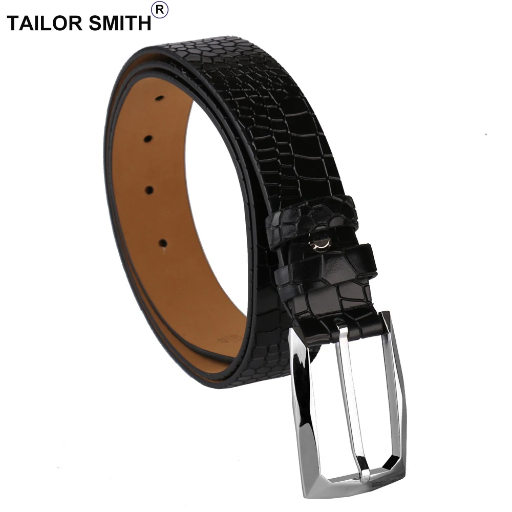 Tailor Smith Mens Luxury Top Grain Genuine Leather Belt High Quality Black Crocodile Formal Classical Business Strap Belts Gifts
Tailor Smith Mens Luxury Top Grain Genuine Leather Belt High Quality Black Crocodile Formal Classical Business Strap Belts Gifts