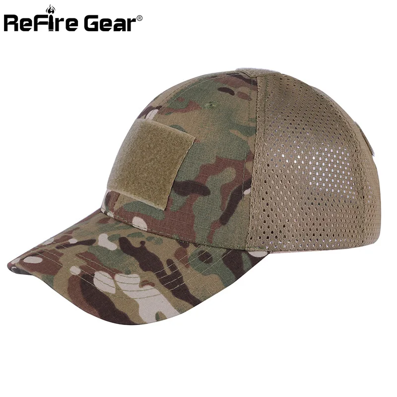 ReFire Gear Army Camouflage Tactical Caps Men Soldier Combat Military Baseball Cap Casual Airsoft Breathable Paintball Mesh Hats
ReFire Gear Army Camouflage Tactical Caps Men Soldier Combat Military Baseball Cap Casual Airsoft Breathable Paintball Mesh Hats