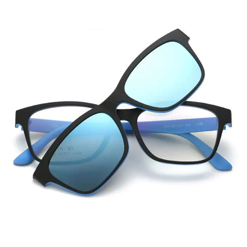 Fashion Sunglasses Clip-on Urltra-Light TR90 Eyeglasses Frame with Polarized Clip-on Sunshades for Men and Women
Fashion Sunglasses Clip-on Urltra-Light TR90 Eyeglasses Frame with Polarized Clip-on Sunshades for Men and Women