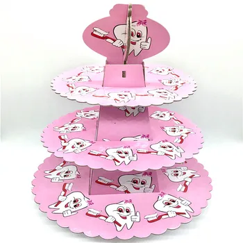 1set 3-Tier Pink Tooth Paperboard Cake Stand Kids Birthday Party Decoration Baby Shower Supplies Disposable Cupcake Stand Supply
1set 3-Tier Pink Tooth Paperboard Cake Stand Kids Birthday Party Decoration Baby Shower Supplies Disposable Cupcake Stand Supply