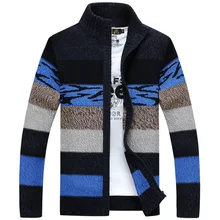 Winter Men's Cardigan Sweater Patchwork Standing Loose Full Sleeve Outware Warmer Casual Threaded Cuff Woolen M-3XL
Winter Men's Cardigan Sweater Patchwork Standing Loose Full Sleeve Outware Warmer Casual Threaded Cuff Woolen M-3XL