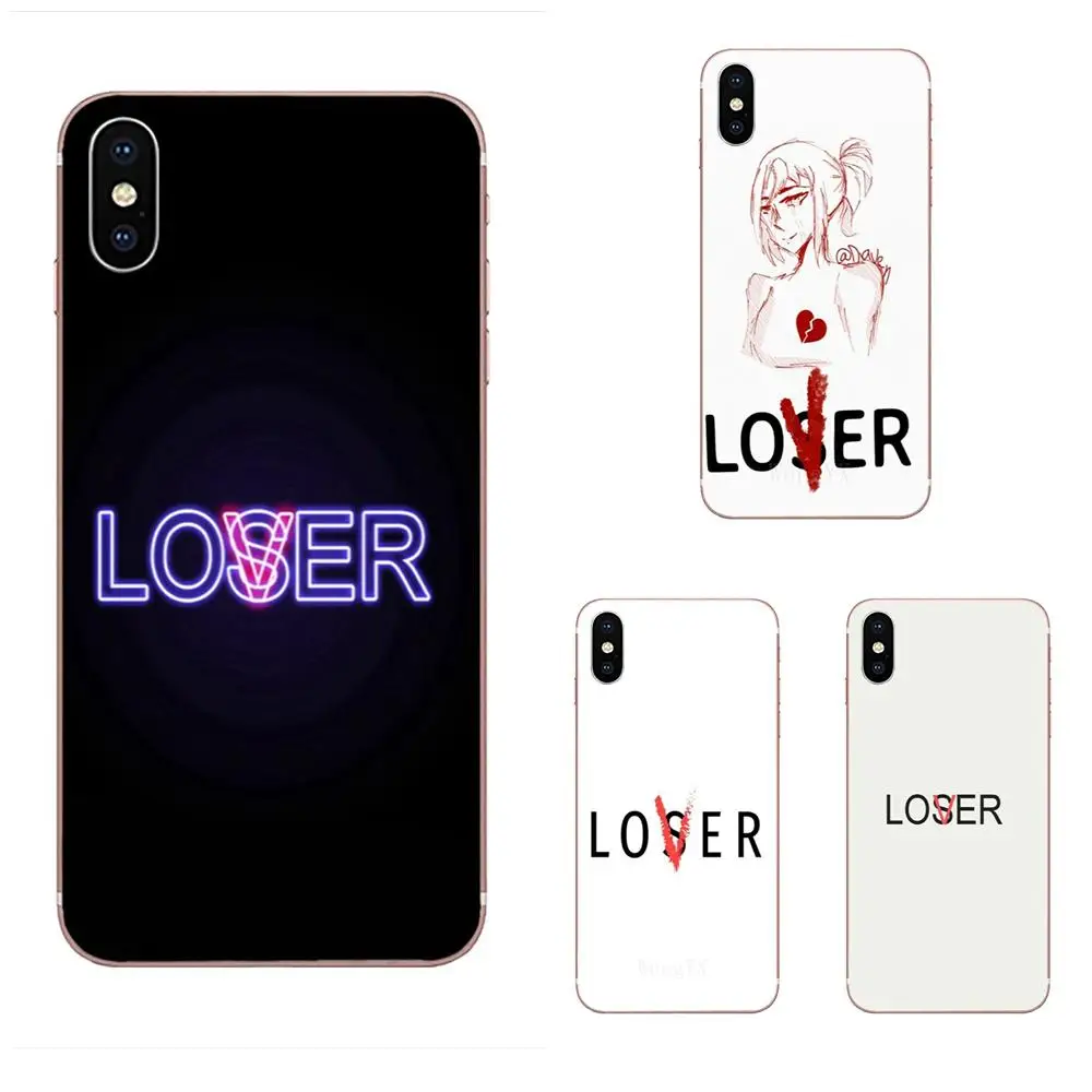 Веселые цитаты Loser Lover для huawei Honor mate 7 7A 8 9 10 20 V8 V9 V10 G Lite Play Mini Pro P Smart TPU Capa | Мобильные