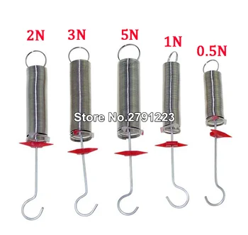 0.5N,1N,2N,3N,5N 5pcs/set Coil Spring Group Junior Physics Mechanics Teaching Equipment Hooke's Law Teaching Equipment
0.5N,1N,2N,3N,5N 5pcs/set Coil Spring Group Junior Physics Mechanics Teaching Equipment Hooke's Law Teaching Equipment