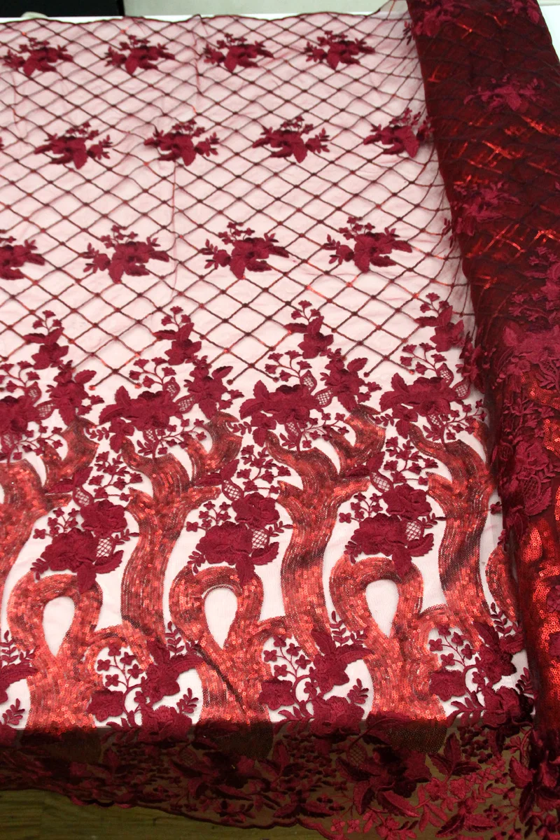 African Lace Fabric 2018 High Quality Lace New Arrival Design wine red Nigerian French Lace Fabrics For Women With sequins
African Lace Fabric 2018 High Quality Lace New Arrival Design wine red Nigerian French Lace Fabrics For Women With sequins
