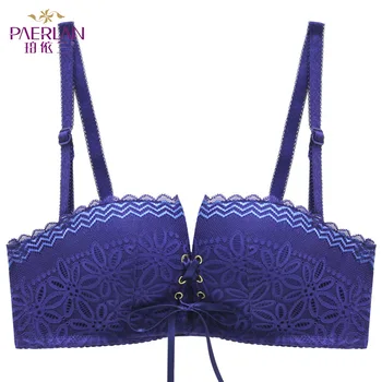 PAERLAN Women Half Cup Soft Underwire Back Closure Bra Female Gathered Pull Strap Underwear Memory Lace Floral Bra Wholesale
PAERLAN Women Half Cup Soft Underwire Back Closure Bra Female Gathered Pull Strap Underwear Memory Lace Floral Bra Wholesale