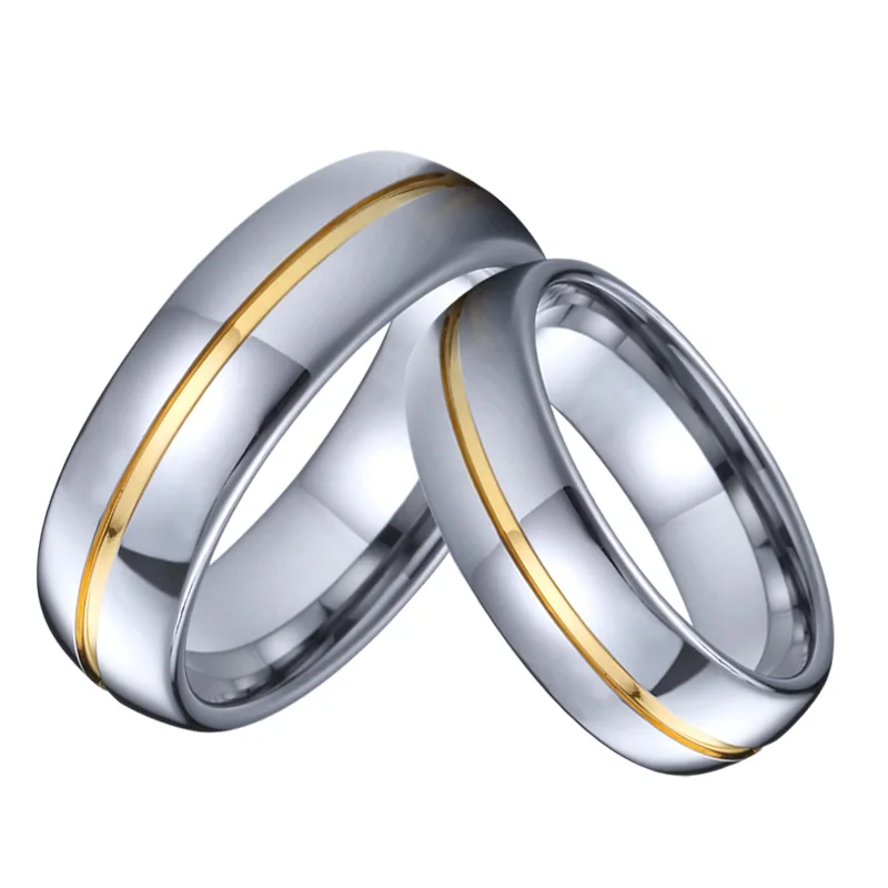 Alliance Couple Inset Tungsten Carbide Ring Anniversary Engagement Wedding Rings 6/8mm Bague Femme Lovers' Jewelry Ring
Alliance Couple Inset Tungsten Carbide Ring Anniversary Engagement Wedding Rings 6/8mm Bague Femme Lovers' Jewelry Ring