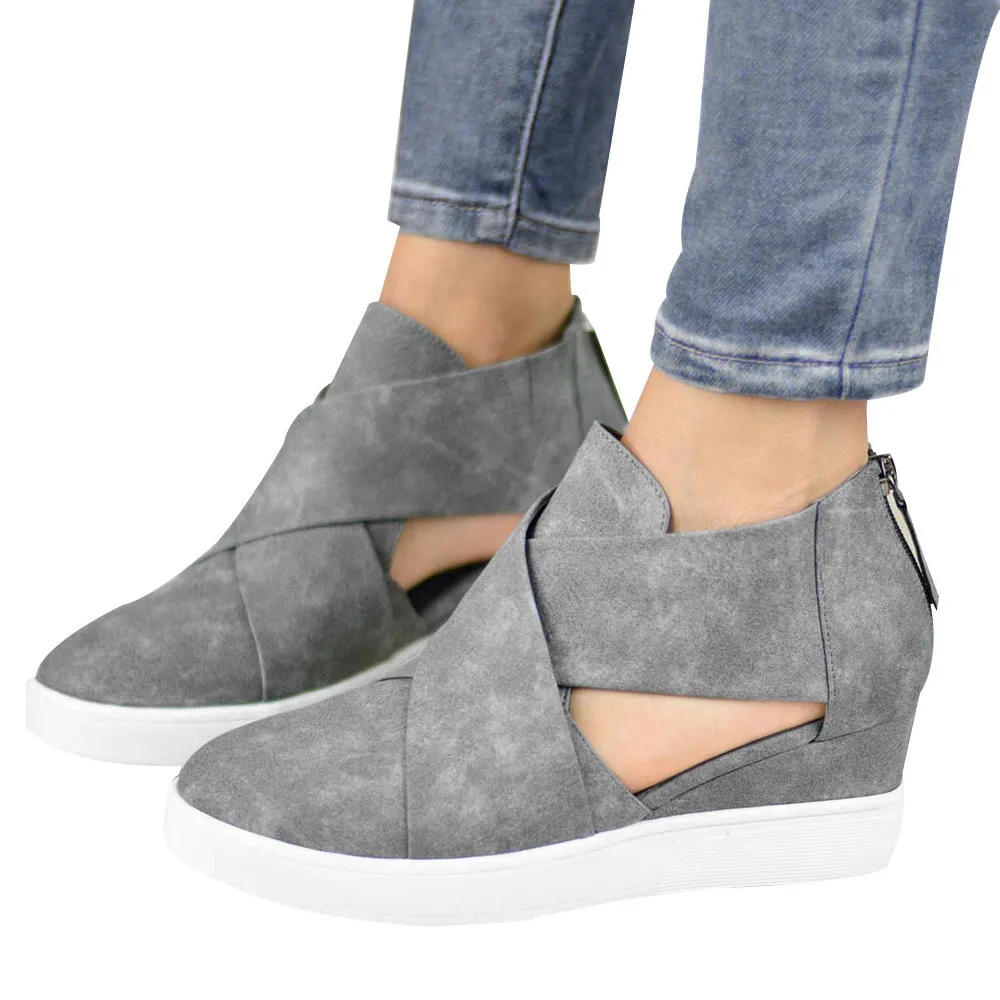 Increased Casual Single Shoes Flat With Zipper Scrub Matching Women's Shoes shoes women heels #TX4
Increased Casual Single Shoes Flat With Zipper Scrub Matching Women's Shoes shoes women heels #TX4