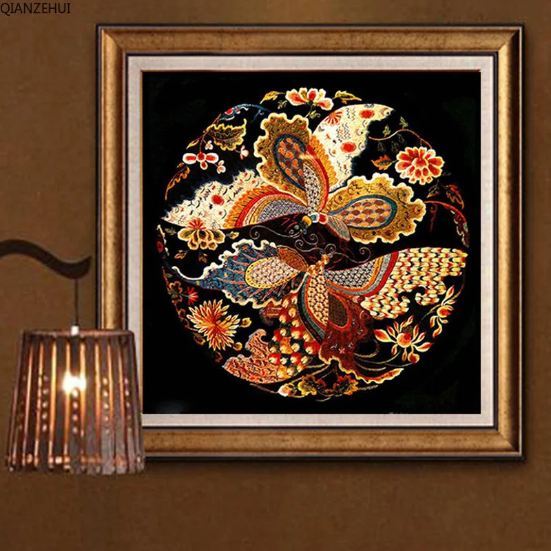 QIANZEHUI Needlework,Printed princess Animal series Phoenix Cross stitch,Sets For Embroidery kit Full embroidery Cross-Stitching
QIANZEHUI Needlework,Printed princess Animal series Phoenix Cross stitch,Sets For Embroidery kit Full embroidery Cross-Stitching