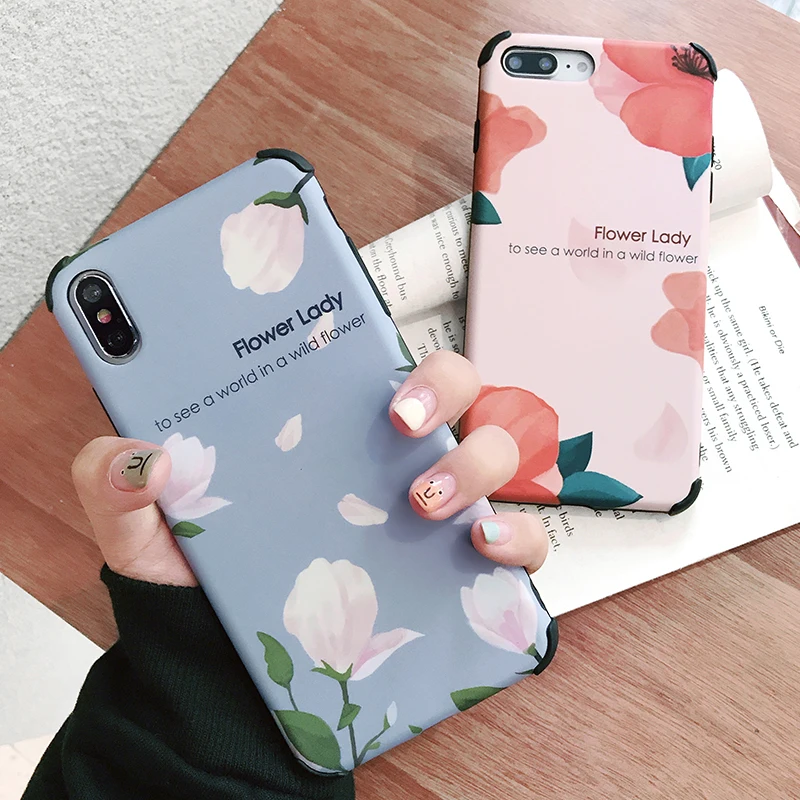 Rose Floral Flower Anti-knock Cases for iphone X XS Max Cartoon Candy Color Blue Phone Case For iphone XR 6 6S 7 8 Plus Cover
Rose Floral Flower Anti-knock Cases for iphone X XS Max Cartoon Candy Color Blue Phone Case For iphone XR 6 6S 7 8 Plus Cover