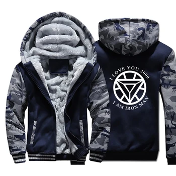 I Am Iron Man I Love You 3000 Camo Hoodies Tony Stark Avengers End Game Movie Print Mens Hoody Winter Warm Jacket Fleece Coat
I Am Iron Man I Love You 3000 Camo Hoodies Tony Stark Avengers End Game Movie Print Mens Hoody Winter Warm Jacket Fleece Coat