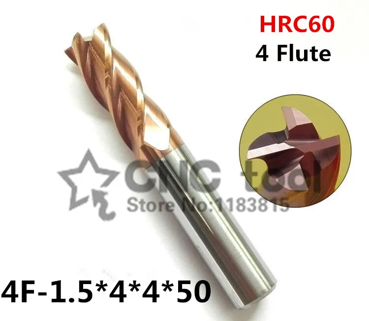 4f-1.5*4*4*50,hrc60,material Carbide Square Flatted End Mill four 4 flute 1.5mm coating nano use for High-speed milling machine
4f-1.5*4*4*50,hrc60,material Carbide Square Flatted End Mill four 4 flute 1.5mm coating nano use for High-speed milling machine