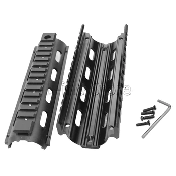 7" Tactical RIS Quad Rail System 2 Piece Drop-In Picatinny Mounting Handguard Rail for Hunting Rifle Accessories
7" Tactical RIS Quad Rail System 2 Piece Drop-In Picatinny Mounting Handguard Rail for Hunting Rifle Accessories