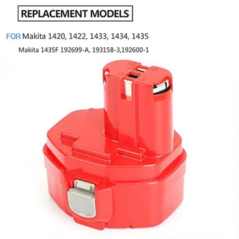 2000mAh NI-CD 14.4 Volt Power Tool Battery for MAKITA 14.4V Battery for Makita 1422,1420,192600-1, 193985-8
2000mAh NI-CD 14.4 Volt Power Tool Battery for MAKITA 14.4V Battery for Makita 1422,1420,192600-1, 193985-8