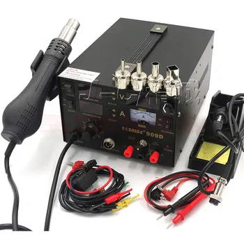 SAIKE 909D 3 in 1 Heat Air Gun Solder Iron Soldering Station + Power Supply (110V or 220V EU US UK AU) SAIKE909D
SAIKE 909D 3 in 1 Heat Air Gun Solder Iron Soldering Station + Power Supply (110V or 220V EU US UK AU) SAIKE909D