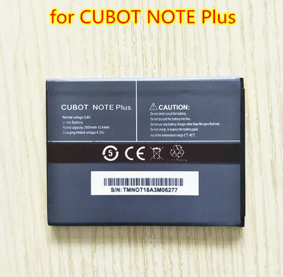 AZK New High Quality 3.8V 2800mAh battery for CUBOT Note plus 5.2 Inch Smartphone
AZK New High Quality 3.8V 2800mAh battery for CUBOT Note plus 5.2 Inch Smartphone