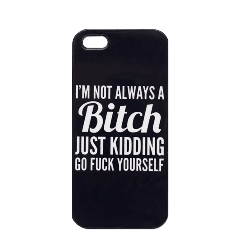 I'M NOT ALWAYS A BITCH Pattern Black Hard PC Phone Cases Cover for iPhone SE 5 5s 6 6s Plus 7 7Plus 8 8 Plus X
I'M NOT ALWAYS A BITCH Pattern Black Hard PC Phone Cases Cover for iPhone SE 5 5s 6 6s Plus 7 7Plus 8 8 Plus X