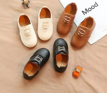 2019 spring and autumn children's peas shoes British wind boys and girls shoes baby toddler shoes casual shoes